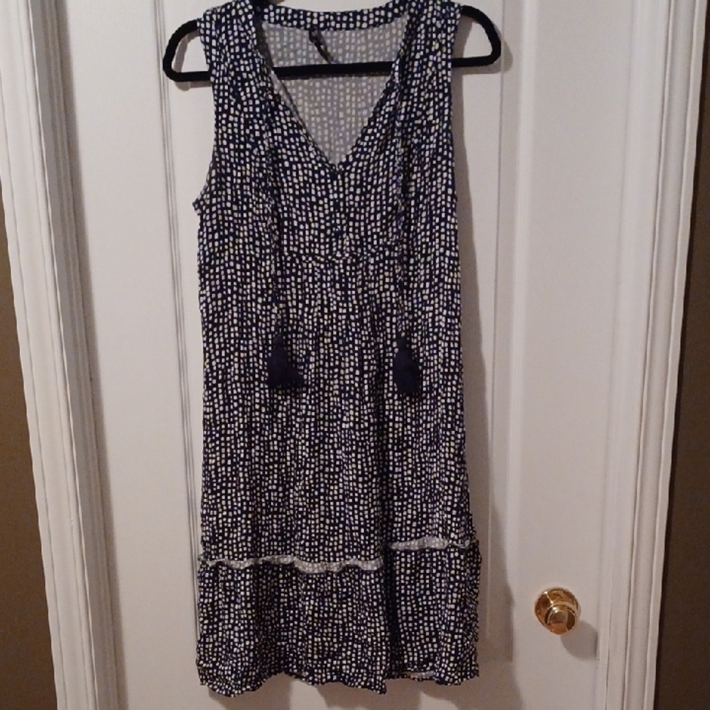 Tribal Patterned Midi Dress
